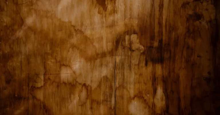 how to remove water stains from wood