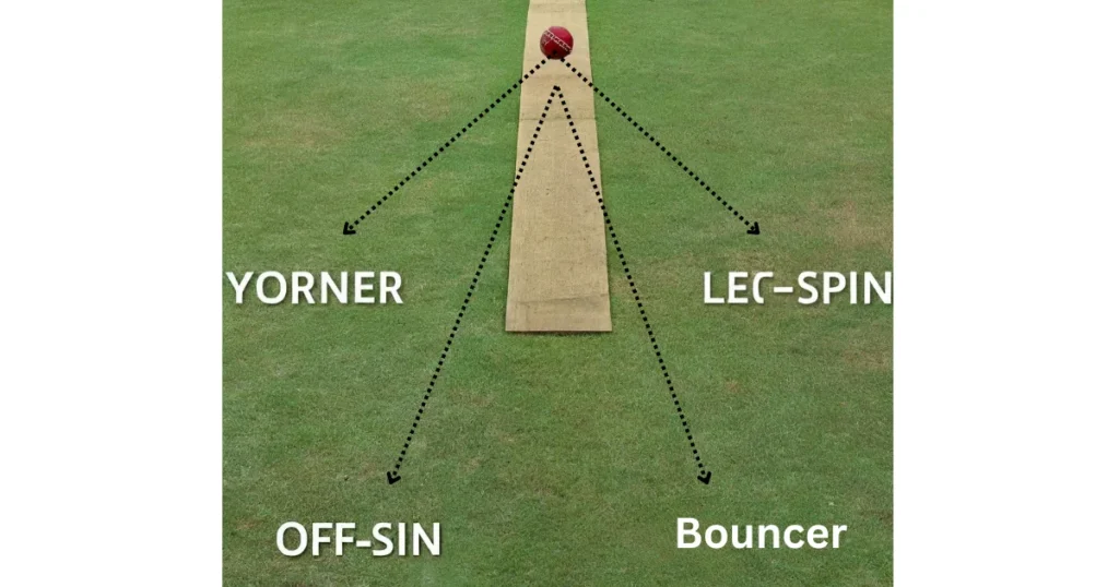 types of bowling deliveries